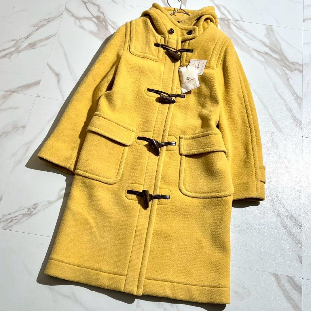 【希少】オールドイングランド ダッフルコート ヘリンボーン ロング丈 イエロー