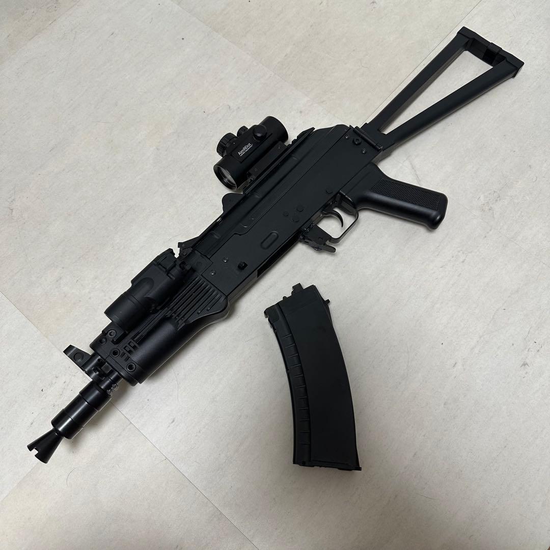 ジャンク／自前カスタム】東京マルイ ライトプロ AK74U 10禁 - メルカリ