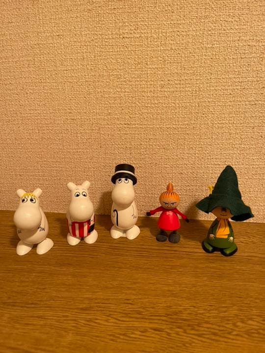 moomin プーレルット 置き人形 5体セット　バラ売り不可