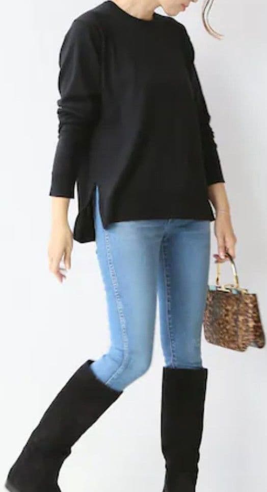 【Deuxieme Classe】人気のFF30クルーネックニット Deuxieme Classe（ドゥーズィエムクラス）の「*FF30 クルーネック プル