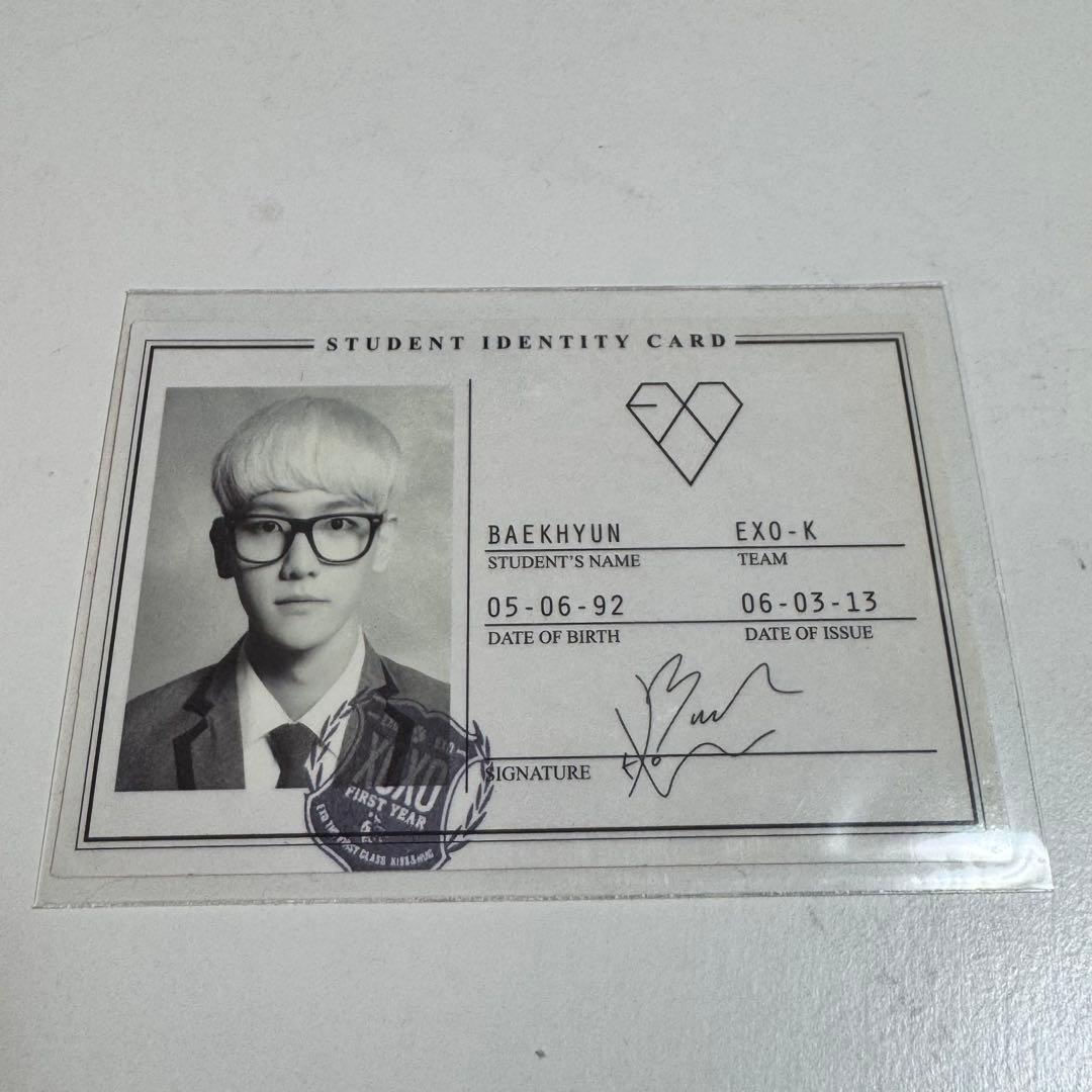 EXO ベクヒョン ベッキョン XOXO トレカ Baekhyun - メルカリ