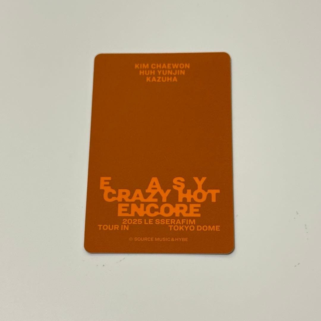 LE SSERAFIM 東京ドーム ユニットトレカ ニット付属 - メルカリ