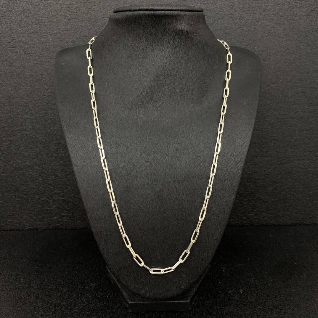 美品 NAVAJO シルバー 925 4mm 太角 チェーンネックレス 60cm - メルカリ