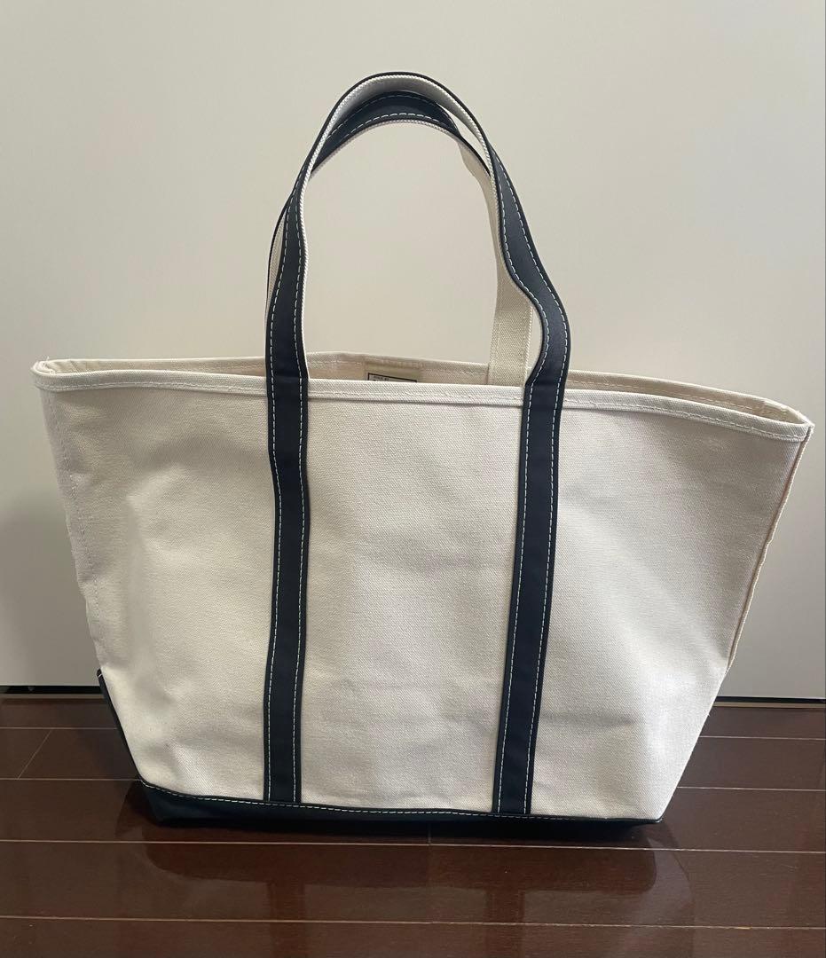 llbean トートーバッグ　ネイビー　XLサイズ L.L.Bean/エルエルビーン グローサリートート [バッグ(トートバッグ