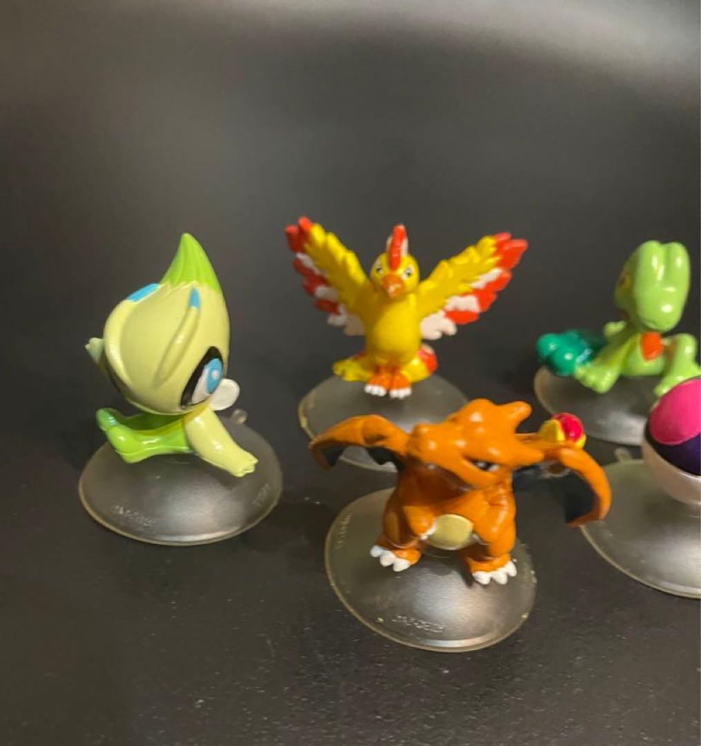 希少レア!ポケモン 吸盤付ミニフィギュア バンプレスト リザードン等計