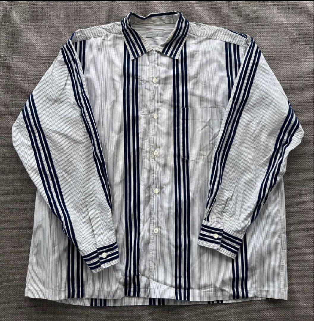 90s COMME des GARCONS HOMMEストライプシャツ藤原ヒロシ