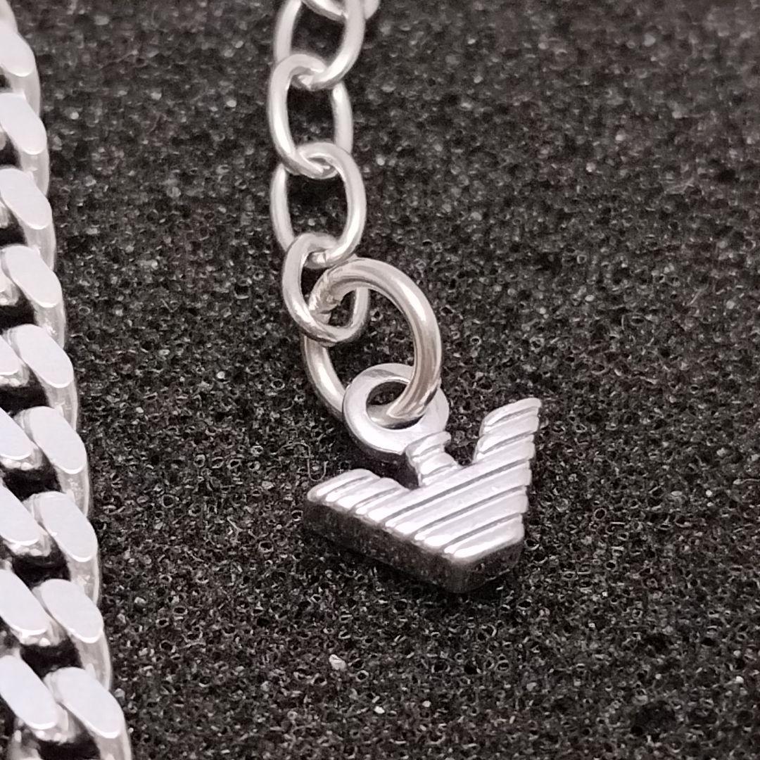 エンポリオ アルマーニ 喜平 ネックレス SV925 EA 50cm シルバー