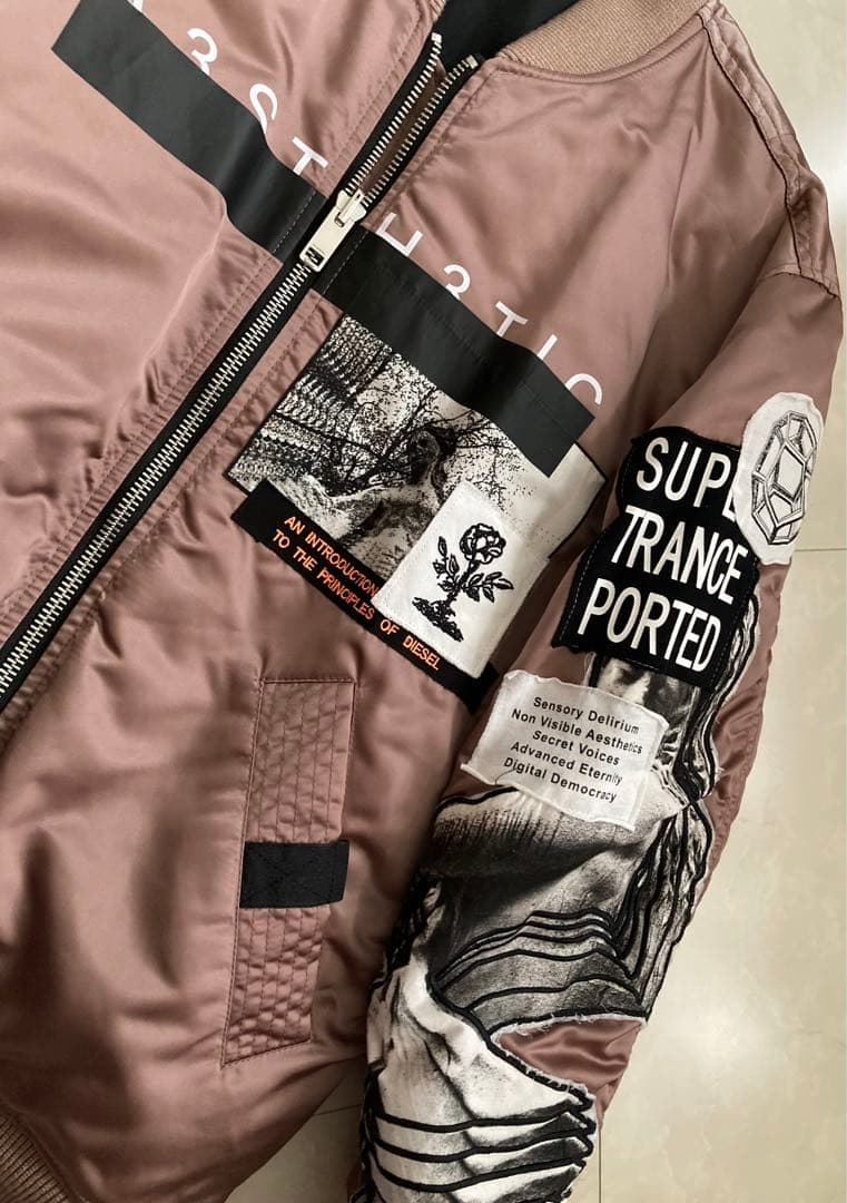 DIESEL ディーゼル リバーシブル ボンバージャケット Mサイズ - メルカリ