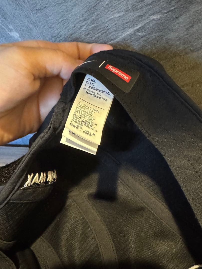 正規品】Supreme x Nike Running Hat Black - メルカリ