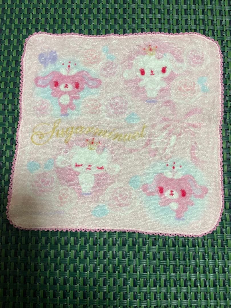 激レア　　当時物　シュガーメヌエット　タオルハンカチ　平成レトロ