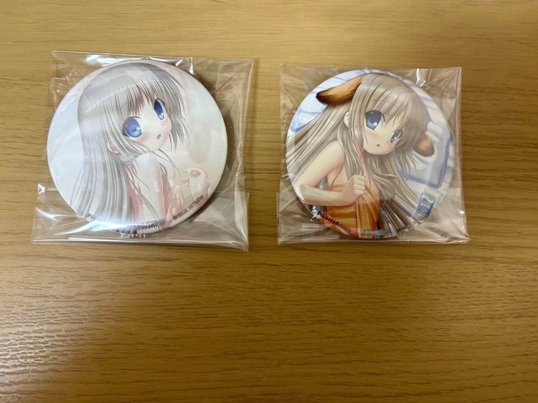 リトルバスターズ! リトバス 缶バッジ 能美クドリャフカ 75mm2点セット