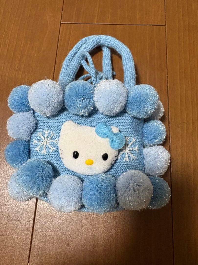 【激レア】キティ　ニット　バッグ　ミニ