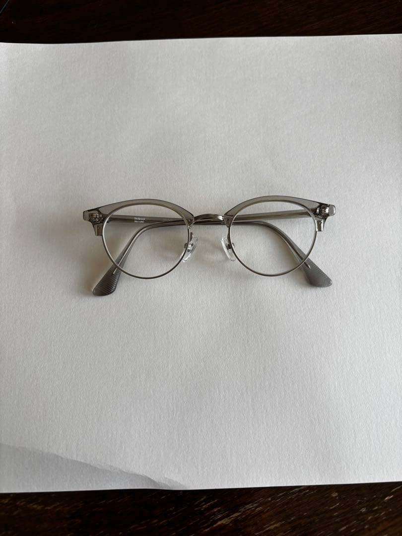 パリミキ　Reboot 215 ボストン メガネ 眼鏡　シルバー/ライトグレー