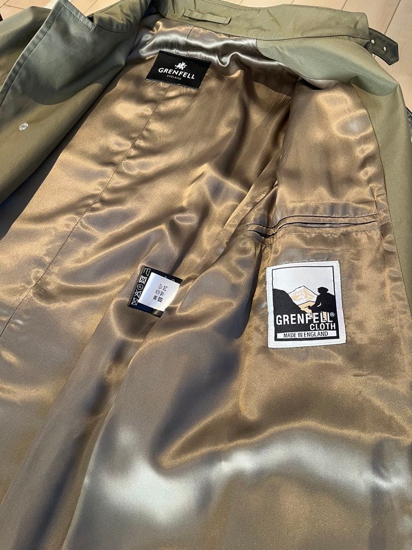 GRANDELL コート 36 グレンフェル ステンカラー バルマカーン - メルカリ