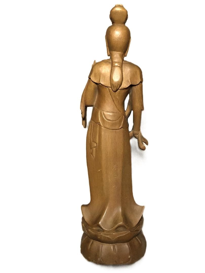 春山作 聖観音菩薩立像 】 一木造 高さ64cm