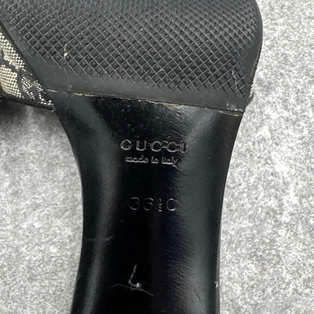 靴 Gucci GGCanvasPumps 36.5C Replaced Heels