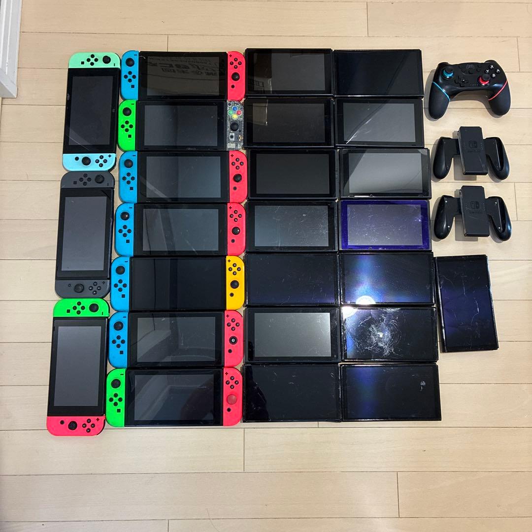 Nintendo Switch 本体 25台ジャンクセット - メルカリ
