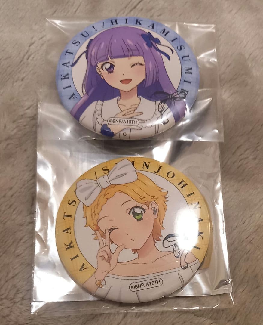 アイカツ マルイ AVIOT 缶バッジ ひなき スミレ - メルカリ