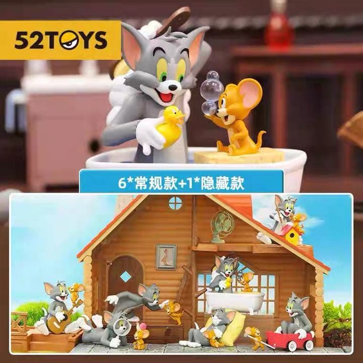 新発売 TOM and JERRY トムとジェリーフィギュア 6個入り