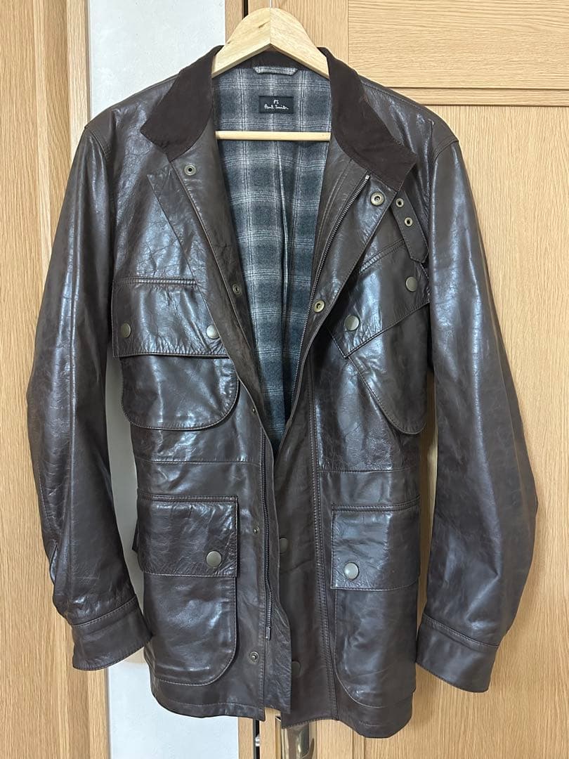 ポールスミス/カーコート/ダークブラウン ラムレザー/Paul Smith/美品 2026年最新】Yahoo!オークション -ポールスミス ラムレザージャケット