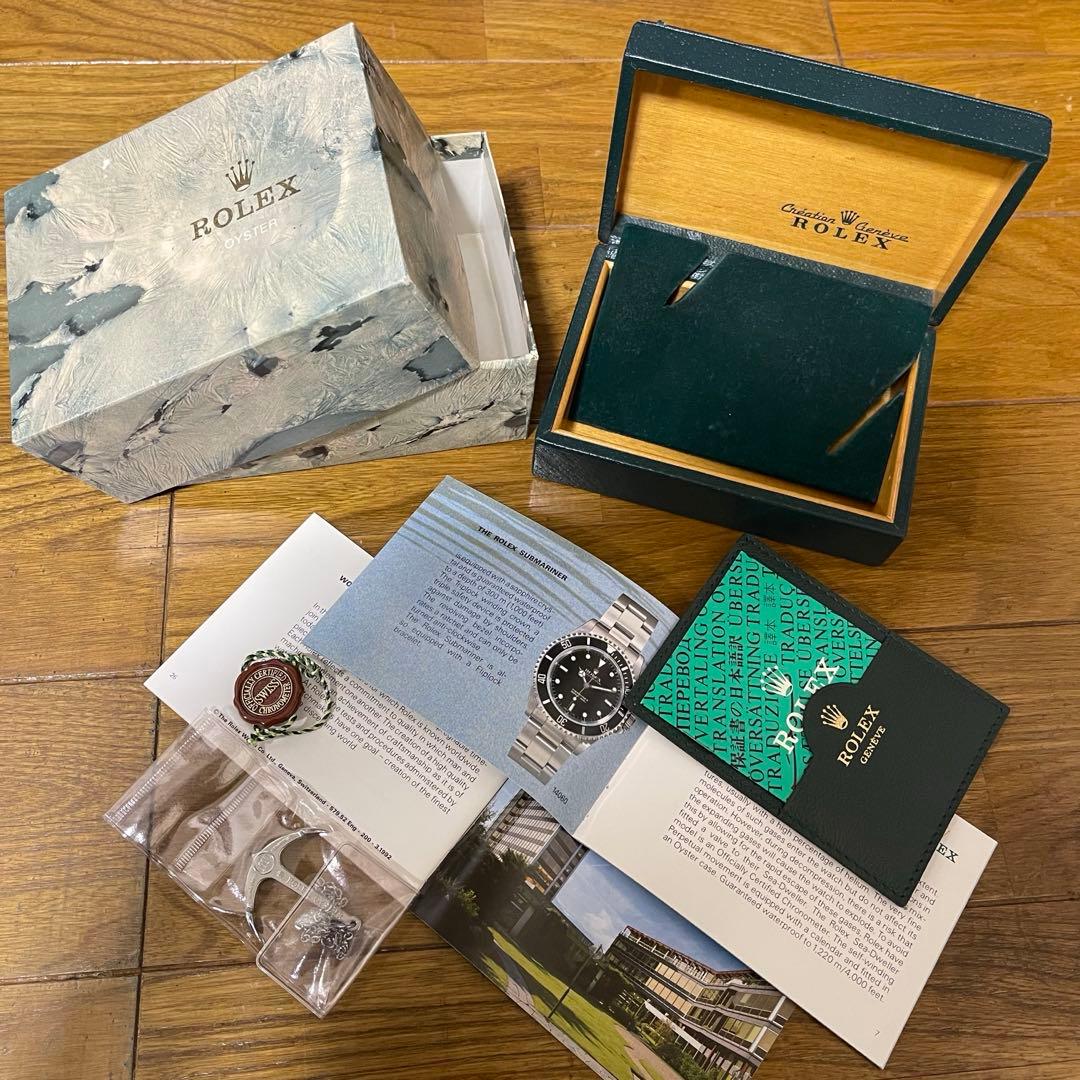 純正 ROLEX ロレックス 中古 ヴィンテージ クレーター BOX 箱 サブ