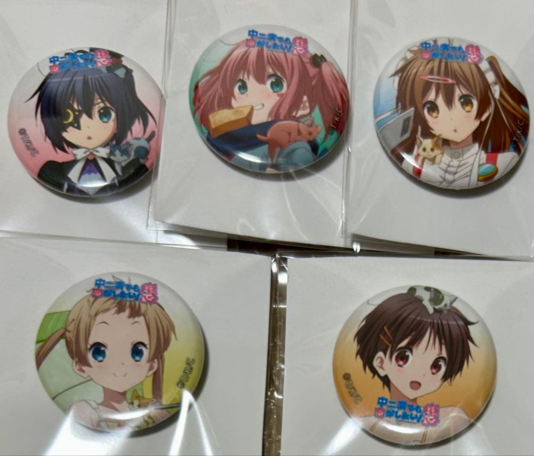 中二病でも恋がしたい！　戀　京アニメモリアル　缶バッジ　セット