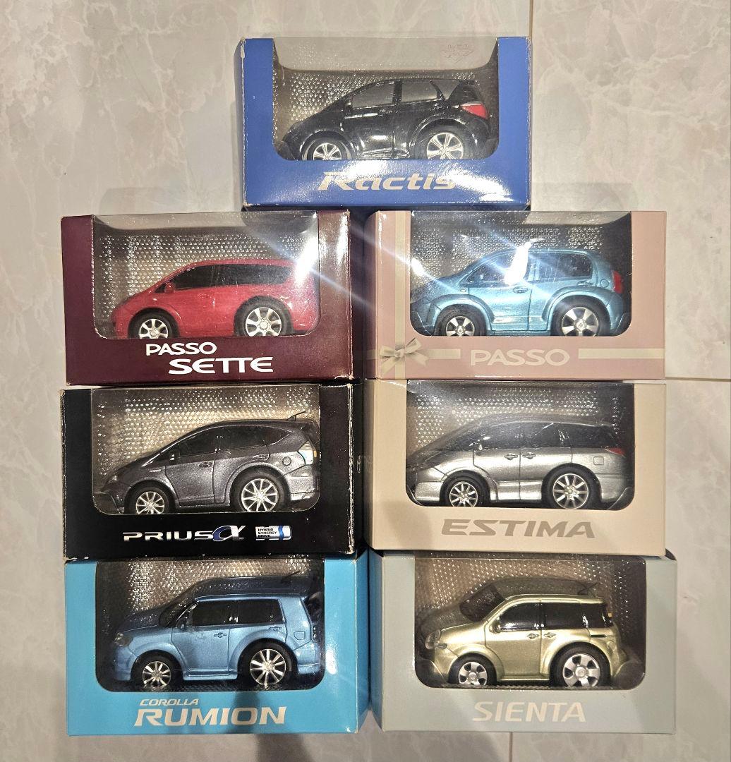 トヨタ　ミニカー　非売品　プルバックカー　7台