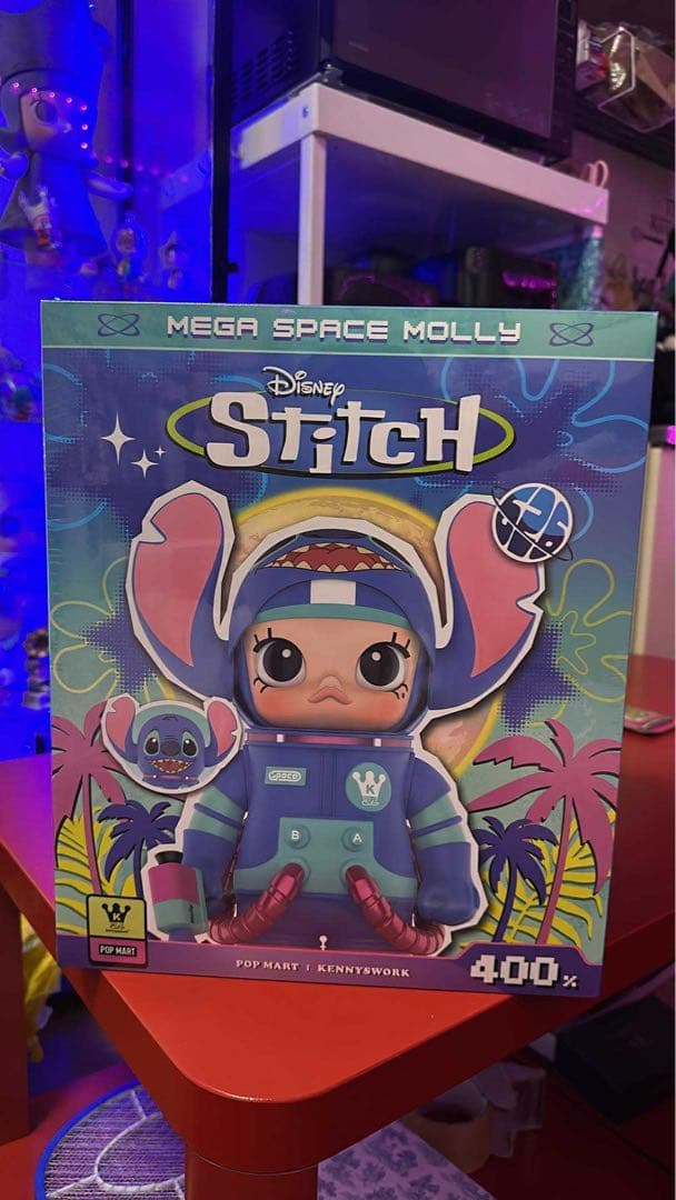 Piポップマート メガ スペース モリー 400％スティッチ Stitch
