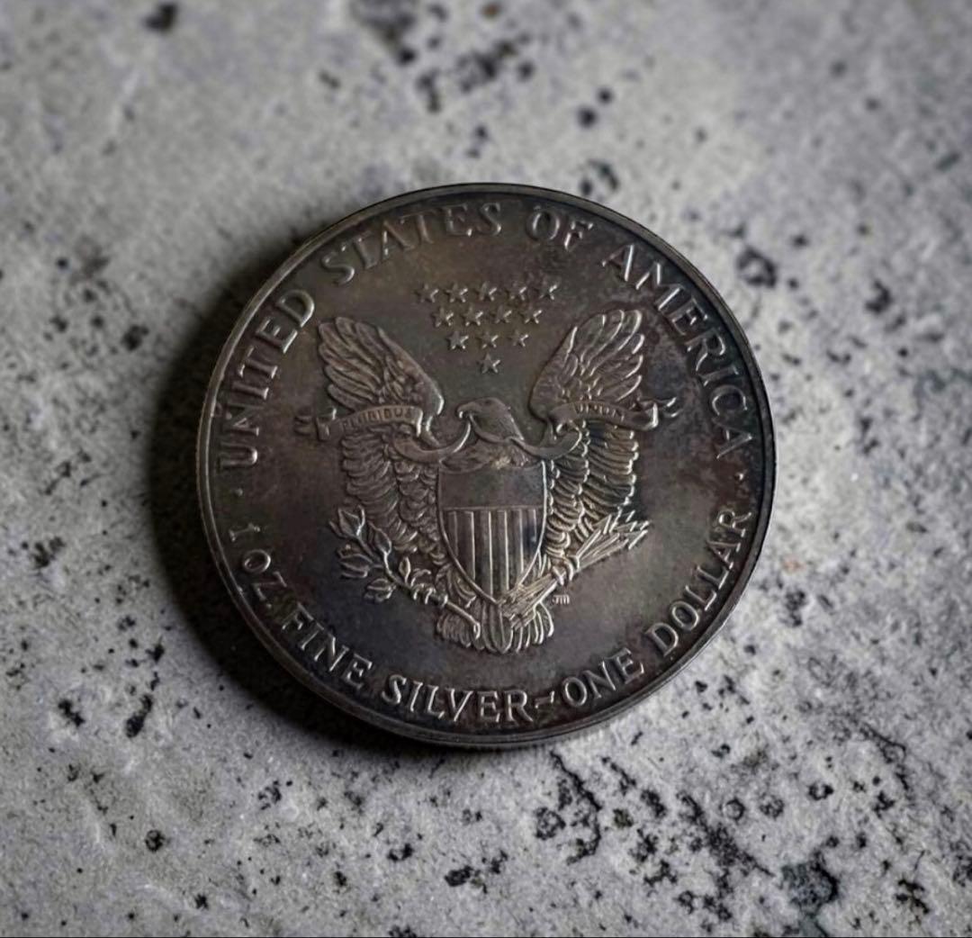 1987年 アメリカンイーグル銀貨 1オンス - メルカリ