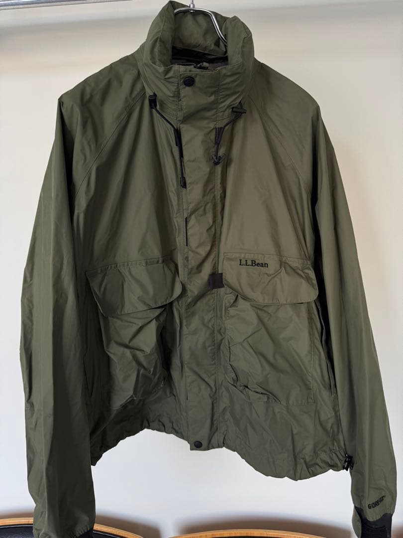 ジャケット・アウター L.L.Bean gore-tex fishing jacket olive
