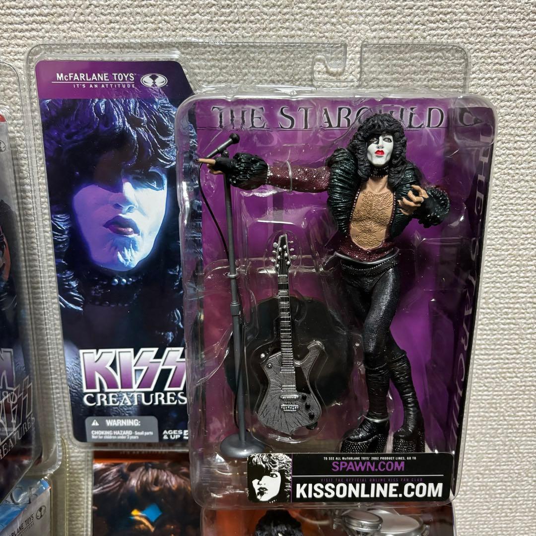 マクファーレン KISS CREATURES キッス フィギュア 4体セット - メルカリ