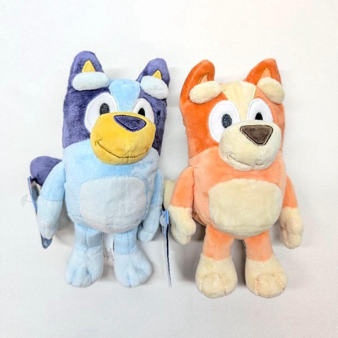 bluey ファミリー ぬいぐるみ ブルーイ ビンゴ ママ パパ ディズニー