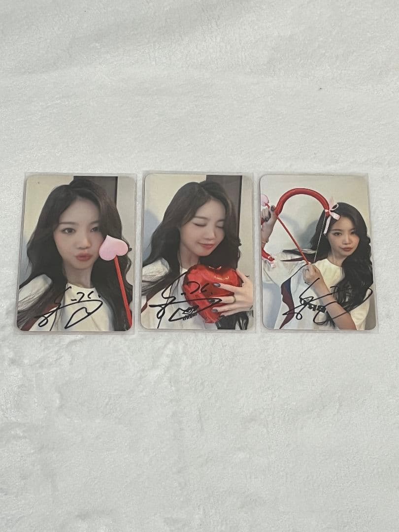 スジン soojin サイン入りトレカ　3枚セット