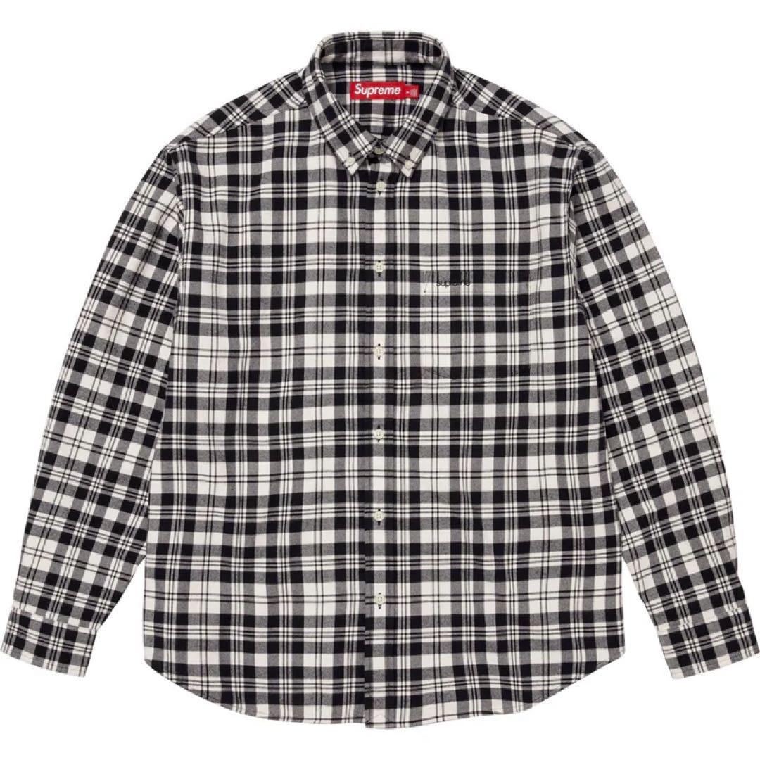 【極美品】Supreme Plaid Flannel Shirt 25FW