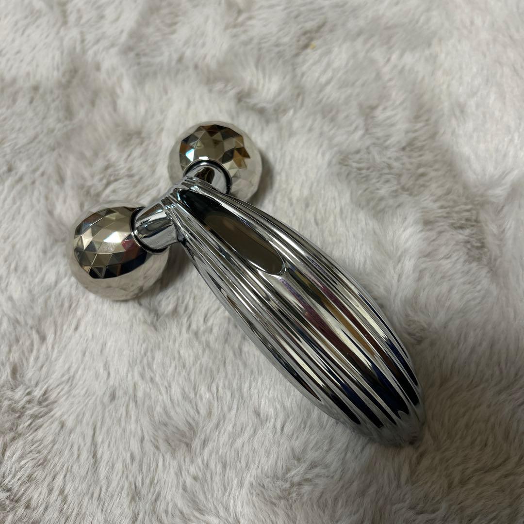 シルバー 美顔ローラー ダイヤモンドカット