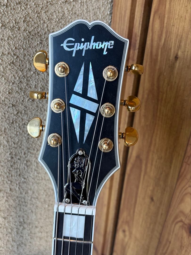 極太ネック】Epiphone LesPaulCustomペルハムブルーJJN改 - メルカリ