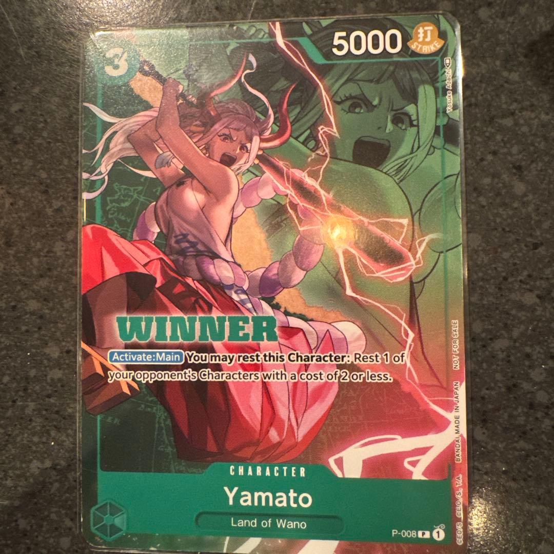 ワンピースカード 英語版 ヤマト WINNER 大会勝利者限定配布 - メルカリ