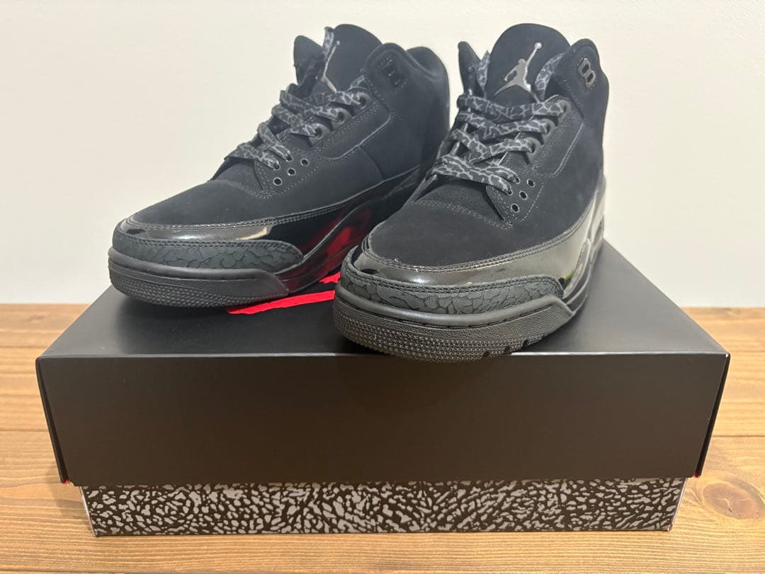【美品】Nike Air Jordan 3 Retro Black Cat Nike Jordan 3 Retro 