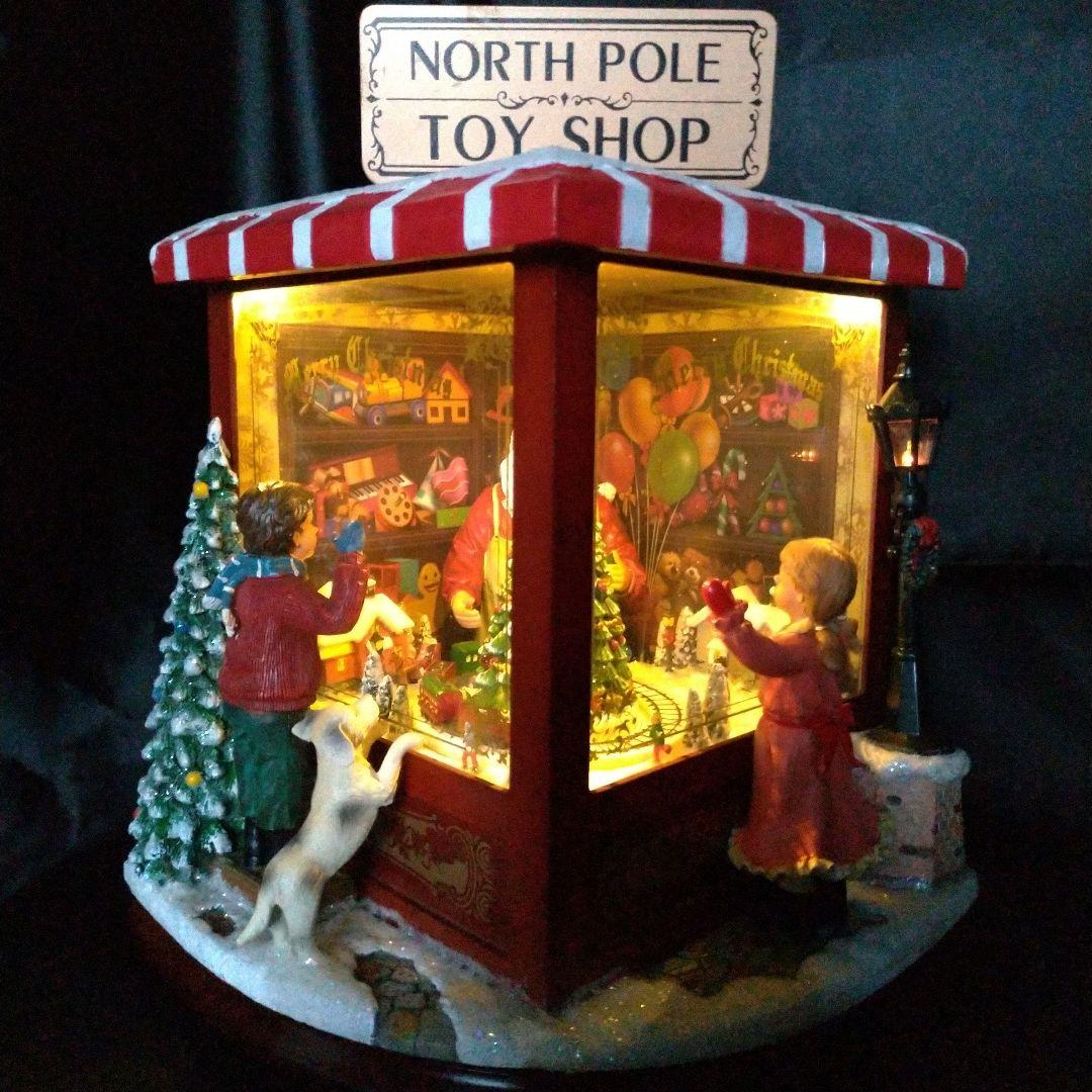 クリスマス置物　トイショップ　クリスマスオルゴール７曲