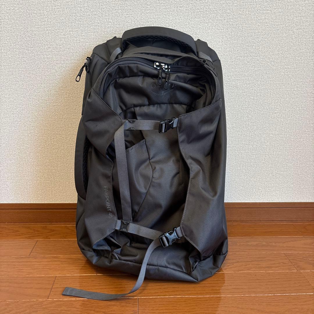 OSPREY Farpoint 40 現行モデル グレー M/L 機内持込