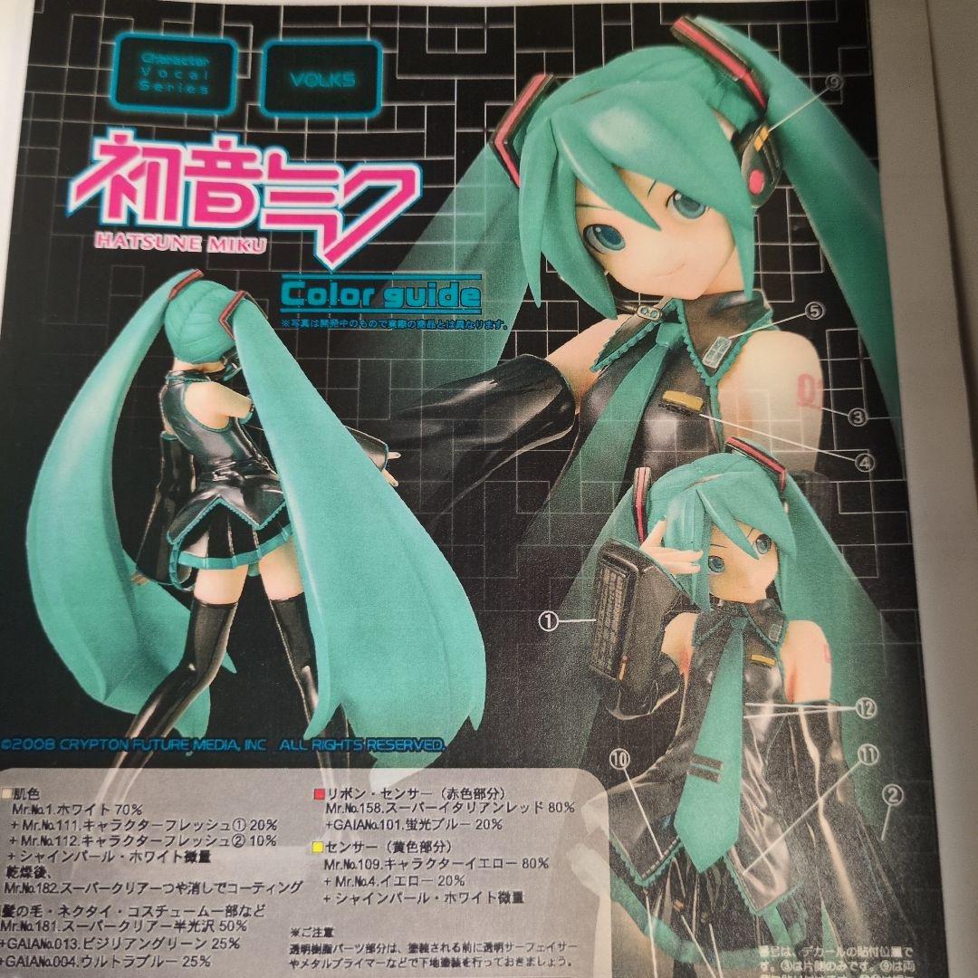 ボークス VOLKS 初音ミク 1/6スケールガレージキット - メルカリ