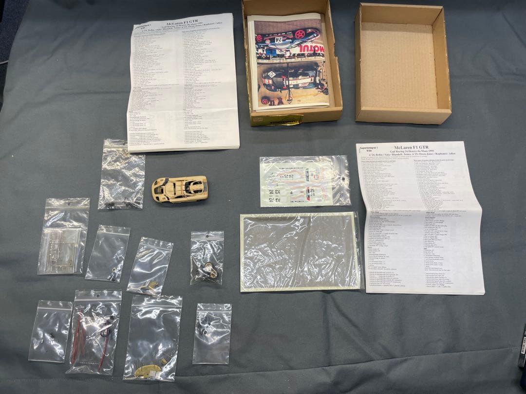 【作成未完品】McLaren F1 GTR 1/24 Renaissance 1:24 Mclaren F1GTR ver.D Multi-Media Model Kit | MFH K361 | Model