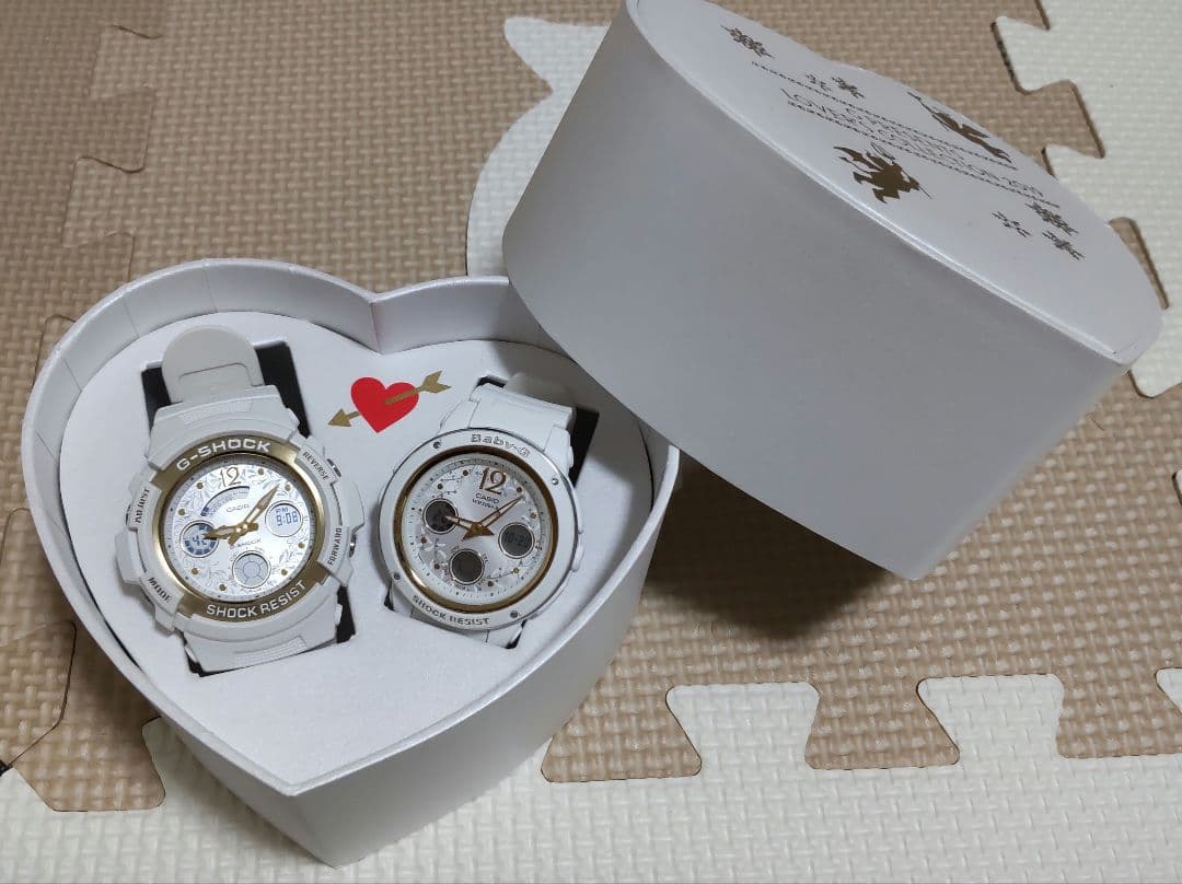 ラバーズコレクション2019 ペアウォッチ ホワイト G-SHOCK・BABY-G” 冬季限定のペアウオッチシリーズが 2つの