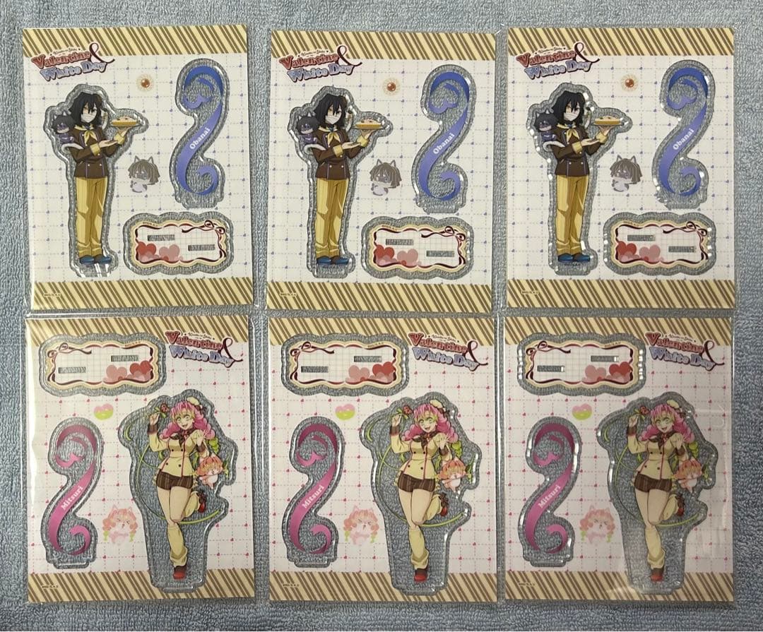 鬼滅の刃 バレンタイン アクリルスタンド 伊黒小芭内 甘露寺蜜璃