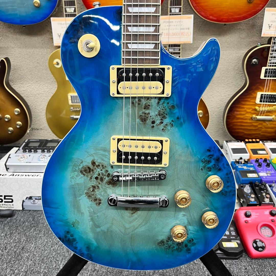 【10603】 BACCHUS レスポールタイプ ブルー 10603】 BACCHUS レスポールタイプ ブルー - メルカリ
