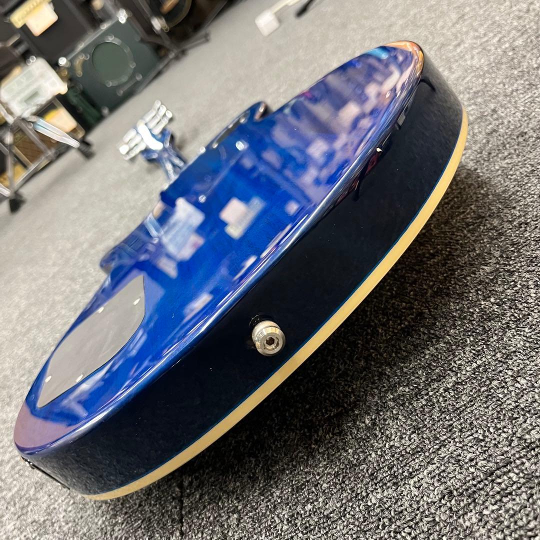 10603】 BACCHUS レスポールタイプ ブルー - メルカリ