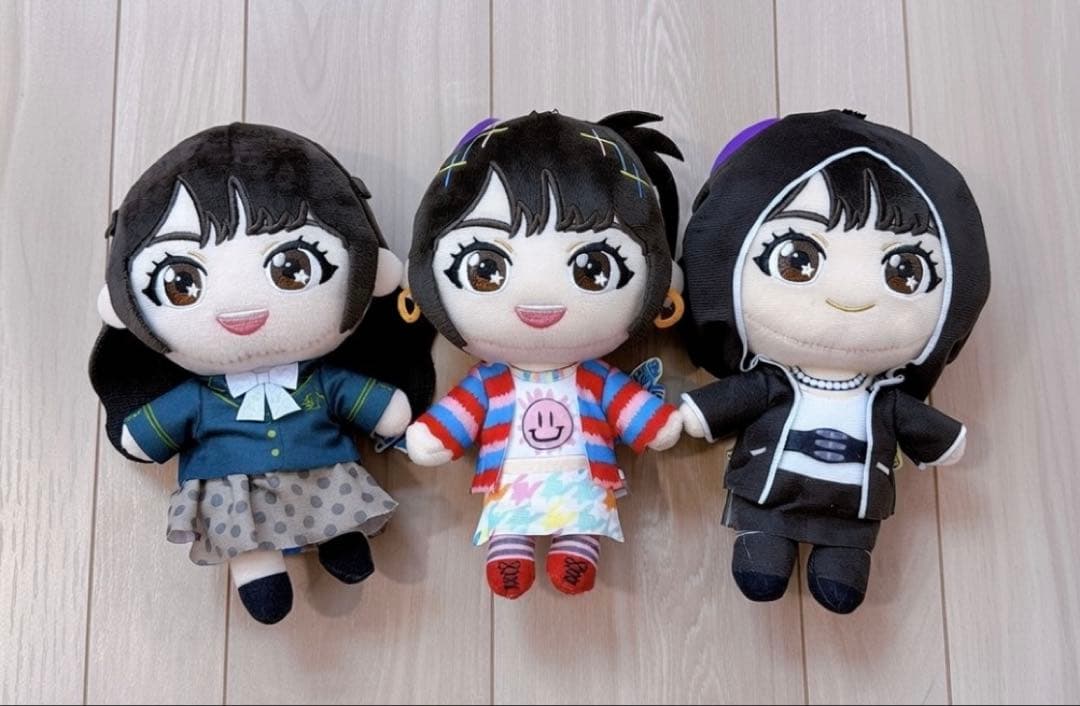 GiGO限定　水樹奈々 ぬいぷりけ　おすわり　ぬいぐるみ　3種セット 3種セット】水樹奈々 GiGO限定 ぬいぷりけおすわり