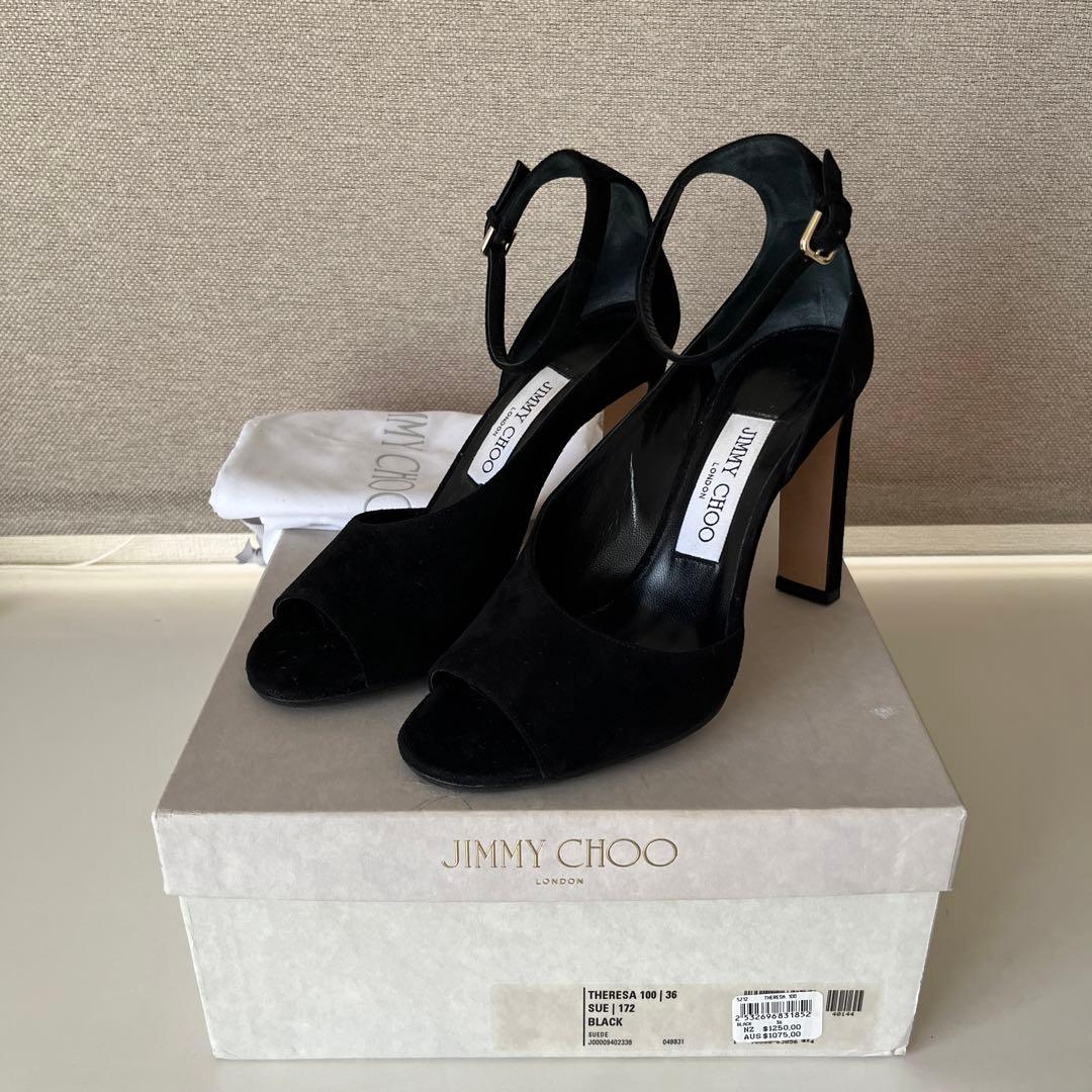 極美品スエードハイヒール