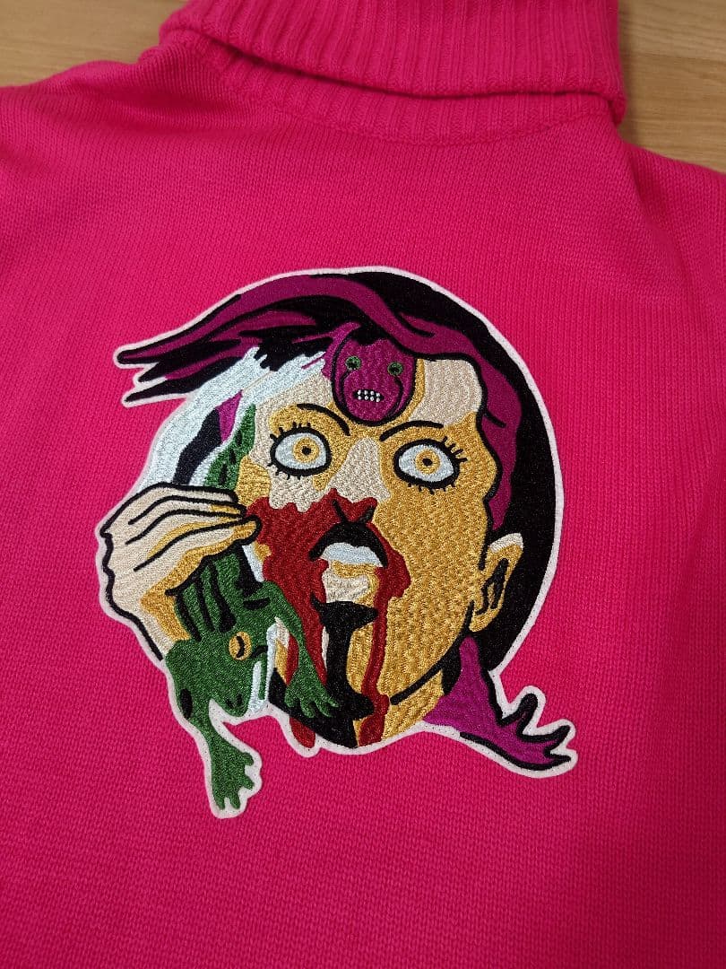 glamb ジョジョ ドッピオ タートルネック セーター XS ピンク