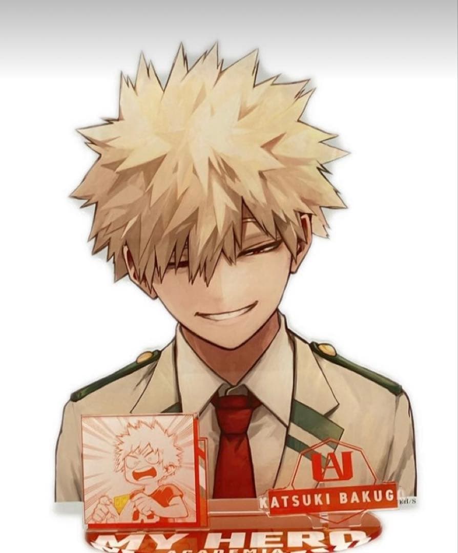 ヒロアカ アクリルGIGAフィギュア 爆豪 デク セット ヒロアカ アクリル